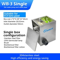 Nouveaux Filtres pour Petits Étangs à Poissons 2000L Étang Système de Filtration Biologique Spécial pour Poissons