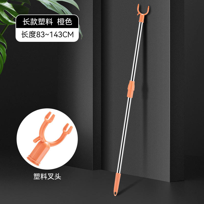 [Tête en plastique] Style long orange (83-143 cm)