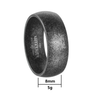 复古仿旧不锈钢戒指男士古董银指环适合日常佩戴批发珠宝首饰 - Product Image 4
