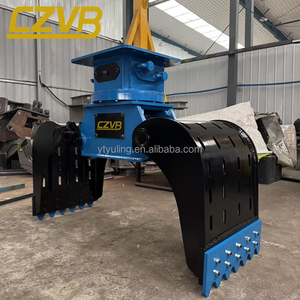 Nuovo Attacco Idraulico Rotante per Escavatore con Pinza per Pietre - Product Image 2