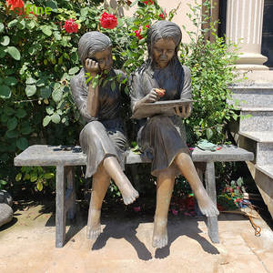 Escultura de Bronce de Alta Calidad para Decoración de Jardín Exterior Moderna, Estatua de Infanta Fundida - Product Image 4