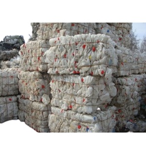 Factory Price HDPE PET Milk Bottle Scrap Blue Drum Baled Scrap Export HDPE Plastics Blue Drum Scrap