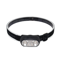 Linterna Frontal Recargable de 3 LED con Iones de Litio, Súper Brillante, Haz de Luz Ajustable, Sensor de Movimiento Manos Libres, para Camping, Senderismo, Correr, Pesca