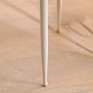 Table basse ronde en bois sculpté de style européen INNOVA avec pieds en métal pour le salon de la maison - Product Image 6