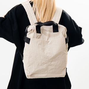 <b>Large</b> Capacity <b>Backpack</b> 18 In Unisex Solid Color With Interior Zipper Pocket For College Students Travel Commuting - Product Image 3