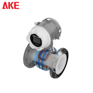 Medidor de Vazão Eletromagnético Digital em Aço Inoxidável de Alta Precisão (+/-0,5%) com Conexão Flangeada para Medição de Resíduos Líquidos DN20-600 - Product Image 3