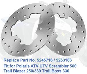 Nuevo Quad Bikes ATV/UTV 5245716/5253186 Rotor de disco de freno trasero para <span class=keywords><strong>Polaris</strong></span> Scrambler 500 Trail Blazer 250/330 Trail Boss 330 05-09 - Product Image 3