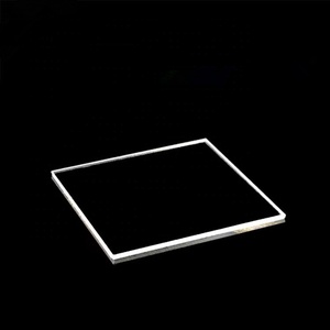 Suministro de fábrica, vidrio óptico transparente, sílice fundida, JGS3, placa de ventana óptica de vidrio de cuarzo IR - Product Image 2