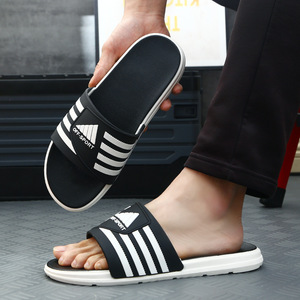 Wholesale Thick Sole Summer Home <b>slippers</b> Men and Women Soft Sole Non-slip Indoor and Outdoor Casual Sandals PVC Beach Shoes - Product Image 1