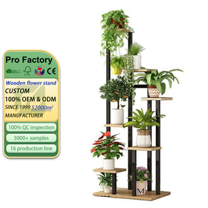 Supporto per <span class=keywords><strong>piante</strong></span> a 7 livelli di Design Vintage per uso domestico ripiano per fiori ad angolo e Rack multistrato per giardino e <span class=keywords><strong>balcone</strong></span> - Product Image 1