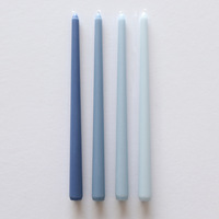 100 Farben Custom Mixed Color Long Pole Candle 4-teiliges Set; Paraffin Wax Blend Taper Candle für Hochzeiten und Partys