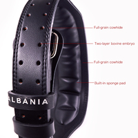 Ceinture d'haltérophilie pour hommes et femmes-Ceinture de gymnastique pour squats, Deadlift, ceinture d'entraînement de soutien du dos pour la dynamophilie