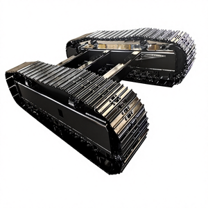 บริการออกแบบฟรี บริการออนไลน์ 24/7 ขั้นต่ำ 1 ชิ้น  โครงสร้างใต้ท้องรถแบบรางเหล็กหุ้มยาง สำหรับงานเหมือง ป่าไม้ การเกษตร และวิศวกรรมอุโมงค์ - Product Image 1