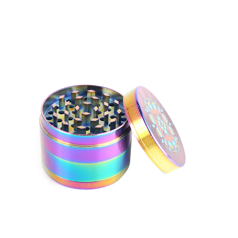 Yiwu JL-399JA Jiju 50 Mét Kẽm Coloful Herb Grinder Canister Herb Grinder Thiết Kế Mới Herb Grinder