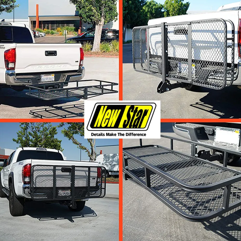 OEM 500 pounds van pickup truck suv car 2inch receiver folding mount trailer basket hitch cargo luggage rack carrier