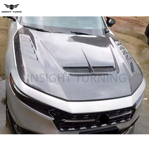 Cofano in Fibra di Carbonio di Alta Qualità per Honda <span class=keywords><strong>Civic</strong></span> FL5 <span class=keywords><strong>2022</strong></span>+ Aggiornamento a Stile V Kit Carrozzeria Auto Kit di Conversione Cofano Anteriore - Product Image 6
