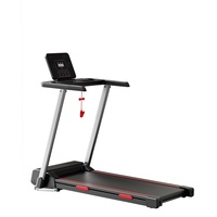 Tapis roulant électrique intelligent avec test de fréquence cardiaque Bluetooth 1-14 km/h pour entraînement à domicile