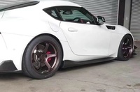 Jupes latérales en fibre de carbone style VRS pour Toyota Supra A90 A91 MKV mise à niveau à l'état neuf