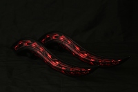 Corne de dragon universelle 3D LED lumineuse pour décoration extérieure de voiture, ornement lumineux cool pour modification personnalisée de voiture