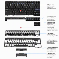 Clavier de remplacement rétroéclairé en anglais américain pour ThinkPad T430 T430S X230 T530 W530, avec TrackPoint 04X1240 04X1353 04X1277
