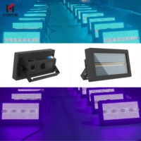 350W LED 96 + 32 Panel de matriz estroboscópica DMX 512 Personalizable Disco Party Wall Wash Lighting Stage Light para concierto