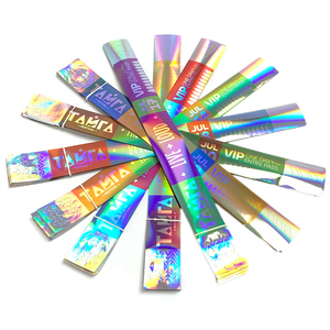 <strong>2026</strong> <strong>New</strong> Popular Holographic Glitter Waterproof Bracelet Disposable Id Wristbands Custom Party Event Access Vip Armband - Product Image 2