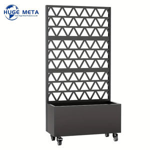 모던 아트 디자인 아연 도금 강철 프라이버시 스크린 아트 데코 레이저 컷 방수 녹 방지 다기능 파티션 정원용 - Product Image 2