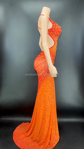 Populaire Producten In De VS Glitter Strass Lovertjes Doorschijnend Avondjurk Feest <span class=keywords><strong>Prom</strong></span> Black Split Jurken Voor Moeder Van Afgestudeerde - Product Image 3