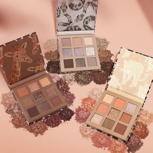 Cosméticos Coreanos Personalizados, Set de Maquillaje Nude con 9 Colores Mate y Brillantes, <span class=keywords><strong>Paleta</strong></span> de Sombras de Ojos Metálicas, Resistentes al Agua y de Larga Duración - Product Image 2