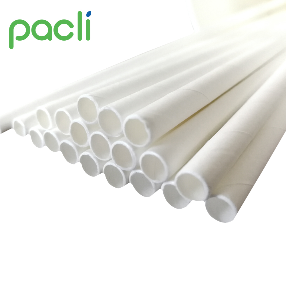 Biodegradable Paper Straws 19CM/20CM/23CM - Individually Wrapped Disposable Drinking Straws for Parties, OEM/ODM Available