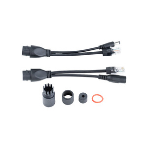 Câble répartiteur PoE étanche à connexion directe 12V avec connecteurs mâle-femelle pour applications Power Over Ethernet - Product Image 4