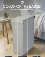 Boîte de rangement pliable multifonctionnelle en polyester Cedar Space pour vêtements et jouets, panier à linge pliable moderne de grande capacité