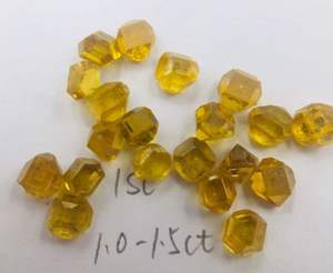 2 ~ 7mm合成mcdイエローノーカットラボ成長ダイヤモンドcvdhphtダイヤモンドジュエリー用 - Product Image 3