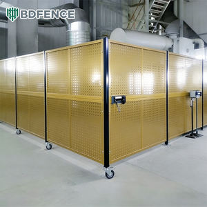 Recinzione in Metallo Perforato Vendita all'Ingrosso |   Barriera di Isolamento Antiruggine Durevole per Officine e Linee di Assemblaggio - Product Image 4