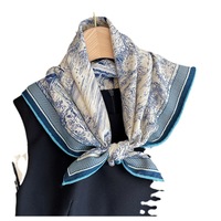 Ventes d'usine Vintage haut de gamme femmes écharpe en laine de soie double face élégant châle imprimé pour toutes les saisons