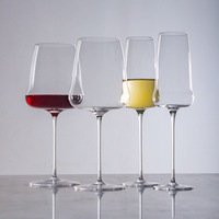 Verres à vin faits à la main, verres à vin rouge Bordeaux, verres en cristal, verres à pied fin de luxe léger Bourgogne, gobelets pour fête et mariage (lot)