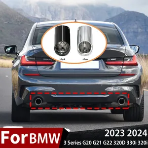 Pour BMW Série 3 G20 G21 G22 320D 330i 320i 2023 2024 : Kit de remplacement du système d'échappement avec embout de tuyau et cache pour carrosserie - Product Image 1