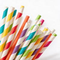 Emballage individuel, logo imprimé, paille à boire en papier kraft biodégradable, taille personnalisée