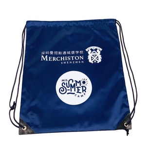 Unisex Portable 210DNylon Sports Backpack Waterproof <strong>Drawstring</strong> Thickened Custom Logo Storage for Running Featuring Polyester - Product Image 5