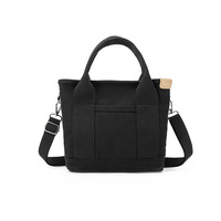 À la mode grande capacité étanche toile sac fourre-tout Simple lettre motif PC matériel réutilisable voyage cadeau personnalisé imprimé Logo