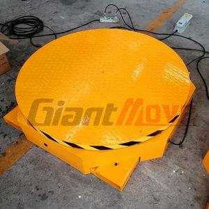 1.5 टी चीन निर्माता जमीन गड्ढे पर चढ़कर बिजली रोटरी लिफ्ट मंच के साथ दौर मोड़ घूर्णन तालिका, घूर्णन मंच - Product Image 5