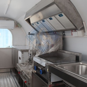 รถขายอาหารขนาดเล็กพร้อมตู้ทำไอศครีมทอดแบบอะลูมิเนียมเต็มรูปแบบในครัว - Product Image 6