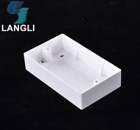 Boîte de surface universelle murale, nouveau câblage de commutateur de surface ignifuge en PVC, boîte de commutateur électrique OEM de haute qualité