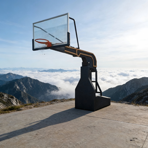 Aro de Baloncesto Eléctrico Hidráulico de Competición Profesional con Altura Estándar de 3.05m para Canchas Interiores y Exteriores - Product Image 6