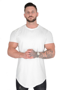 2023 t-shirt <span class=keywords><strong>giovanile</strong></span> primavera/estate a maniche corte tinta unita (bianco rosso nero grigio) <span class=keywords><strong>abbigliamento</strong></span> sportivo 100% cotone ampio - Product Image 2
