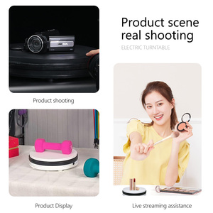 Bàn xoay-bkl 15cm chụp ảnh bàn xoay điện xoay đứng 360 độ đạo cụ quay video sân khấu hiển thị phát trực tiếp - Product Image 4