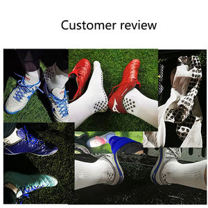 Alta calidad ciclismo deporte correr hombres tripulación tobillo lujo antideslizante personalizado agarre fútbol Calcetines - Product Image 5