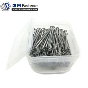 สกรูยึดไม้แบบหัวแตรชุบสังกะสี ขนาด 14g-10x 75 มม. 100 มม. 125 มม. 150 มม. ประเภท 17 ระดับ <span class=keywords><strong>3</strong></span> ระดับ 4 - Product Image 5