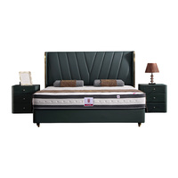 Lit matelassé de luxe américain, au design moderne luxueux et classique, King Size
