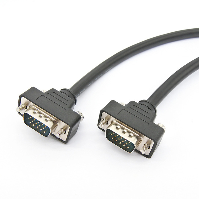VGA 3+6 Cable 15 Pin Male to Male VGA Cable for HDTV Projector